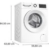 Bosch WGG256FLSN Serija 6, Skalbyklė, pakraunama iš priekio, 10 kg, maks. 1600 aps./min.