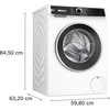 Bosch WGK264ZLSN Serija 6, Skalbyklė, pakraunama iš priekio, 11 kg, maks. 1400 aps./min.
