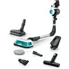 Bosch BCS71HYG1 Įkraunamas 2 viename vakuumas dulkių siurblys ir šluostė, Unlimited 7 ProHygienic Aqua, Baltas