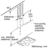 Bosch DWA66DM50 Serija 4, Prie sienos montuojamas gartraukis, 60 cm, clear glass