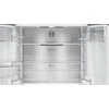 Bosch KFN96AXEA Serija 4, Prancūziško tipo apačioje montuojamas šaldiklis, 5 durų, 183 x 90.5 cm, Juodas šlifuotas plienas, atsparus pirštų atspaudams, Total No Frost