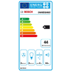 Bosch ‎DWK85DK60 Elica Serija 2, Prie sienos montuojamas gartraukis, 80 cm, skaidrus stiklas su juodu atspaudu DWK85DK60