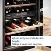 Bosch KWK16ABGB Serija 6, Laisvai pastatomas vyno šaldytuvas