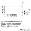 Indų pašildymo stalčius Bosch BIC830NC0
