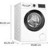 Skalbimo mašina Bosch WGG254FQSN Serija 6, Skalbyklė, pakraunama iš priekio, 10 kg, maks. 1400 aps./min.