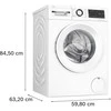 Skalbimo mašina Bosch WGG254FTSN Serija 6, Skalbyklė, pakraunama iš priekio, 10 kg, maks. 1400 aps./min.
