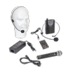 Ibiza Sound PORT12UHF-MKII NEŠIOJAMA GARSO SISTEMA SU AKUMULIATORIUMI + 2X UHF BELAIDŽIAI MIKROFONAI, USB/SD/AUX/BLUETOOTH, 12''/30CM