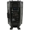 GARSO SISTEMA QTX QX12PA-PLUS, SU AKUMULIATORIUMI, 2X UHF BELAIDŽIAI MIKROFONAI, USB/SD/FM/BLUETOOTH, 12"