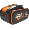 Worx 20V 4.0Ah Power Share akumuliatorius su įkrovos indikatoriumi
