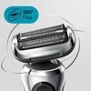 Barzdaskutė Braun | Shaver | 71-S1000s | Operating time (max) 50 min | Wet &amp; Dry | Sidabrinis/Juodas