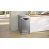 Bosch Stacionari indaplovė SPS4EMI17E, šlifuoto plieno, apsauga nuo pirštų atspaudų, 45 cm
