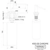 Dozatorius Kernau KSD 02 Chrome