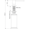 Dozatorius Quadron EMMA MFT002-PVDG, aukso