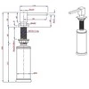 Dozatorius Quadron EMMA MFT002-PVDG, aukso