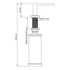 Dozatorius Quadron JUDY MFT004-BS, nerūdijančio plieno