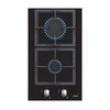Mikrobangų krosnelė CATA | Hob | SCI 3002 BK | Gas on glass | Number of burners/cooking zones 2 | Rotary knobs | Juodas