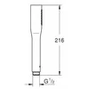 Grohe Euphoria Cosmo 1sr. dušo galvutė, 9,5L/min, chromas