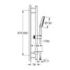 Dušo komplektas Grohe RAINSHOWER SMARTACTIVE 130 26548000