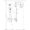 Dušo komplektas Hansgrohe Croma 220, 27185000