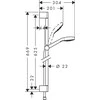 Dušo komplektas Hansgrohe Croma Select S 26560400