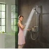 Hansgrohe rokas dušas komplekts Raindance Select S 120 3jet P Unica`S Puro, 900 mm, ar ziepju trauku, hroms