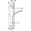 Dušo komplektas Hansgrohe Rainfinity 28745990, aukso