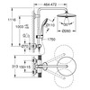 Dušo komplektas su termostatiniu maišytuvu Grohe EUPHORIA SYSTEM 260, 27296003