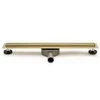 Dušo latakas REA Slim 360 Gold 80 cm, matinis auksas