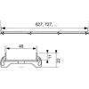 Dušo latako grotelės Tece Plate, 600870, 800mm