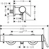 Dušo maišytuvas Hansgrohe Finoris 76620700, baltas matinis