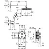 Grohe Grohtherm/Tempesta 250 potinkinis termostatinis komplektas, chromas