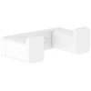 Dvigubas rankšluosčių kabliukas Hansgrohe AddStoris 41755700, baltas matinis