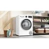 Bosch Džiovyklė su šilumos siurbliu | WQG2450ISN | Energijos vartojimo efektyvumo klasė D | Priekinis pakraunamas | 9kg | LCD | Gylis 61,3 cm | Baltas