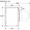 Bosch WTH83V0LSN Serija 4, Džiovyklė su šilumos siurbliu, 8kg