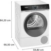 Skalbimo mašina Džiovyklė Siemens WQ45B2B40