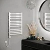 Plaukų džiovintuvas Elektrinis rankšluosčių džiovintuvas Terma D01 500 mm x 700 mm, baltas