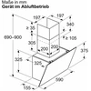 Gartraukis Bosch DWK65DK6K, 60 cm