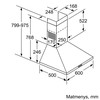 Gartraukis Bosch DWP64BC50 Serija 2, Pilkos spalvos