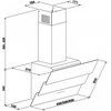 Gartraukis ELEYUS HOOD FNA S L 16 200 60 WH Baltas 60 cm 649 m3/h