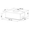 Gartraukis ELEYUS HOOD SLA L 16 200 52 BL, Juodas, 52 cm 649 m3/h, A klasė