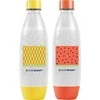 Gėrimų gazavimo aparato SodaStream vandens buteliai Fuse, 1l, 2 vnt, arbūzas/ananasas