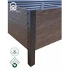 KLASIKA GPPS pakelta lysvė WOODLOOK ruda
