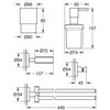 GROHE 40846001 Essentials Master bathroom accessories set 4-in-1
