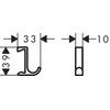 Hansgrohe Kabliukai HG WallStoris 27929670