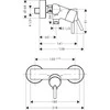 Hansgrohe TALIS S2 duso maisytuv. HG#32640000