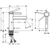 Hansgrohe Praustuvo maišytuvas HG Finoris 76024670
