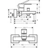 Hansgrohe Vonios maišytuvas Vernis Shape juodas 71450670