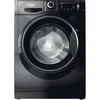 Skalbimo mašina Juodos spalvos skalbyklė Hotpoint Ariston NLCD 948 BS A EU