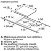 Bosch PKF675FP2E Serija 6, Elektrinė kaitlentė, 60 cm, kaitlentė su plieniniu rėmu