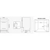 Įmontuojama indaplovė Samsung DW50DG450B00ET